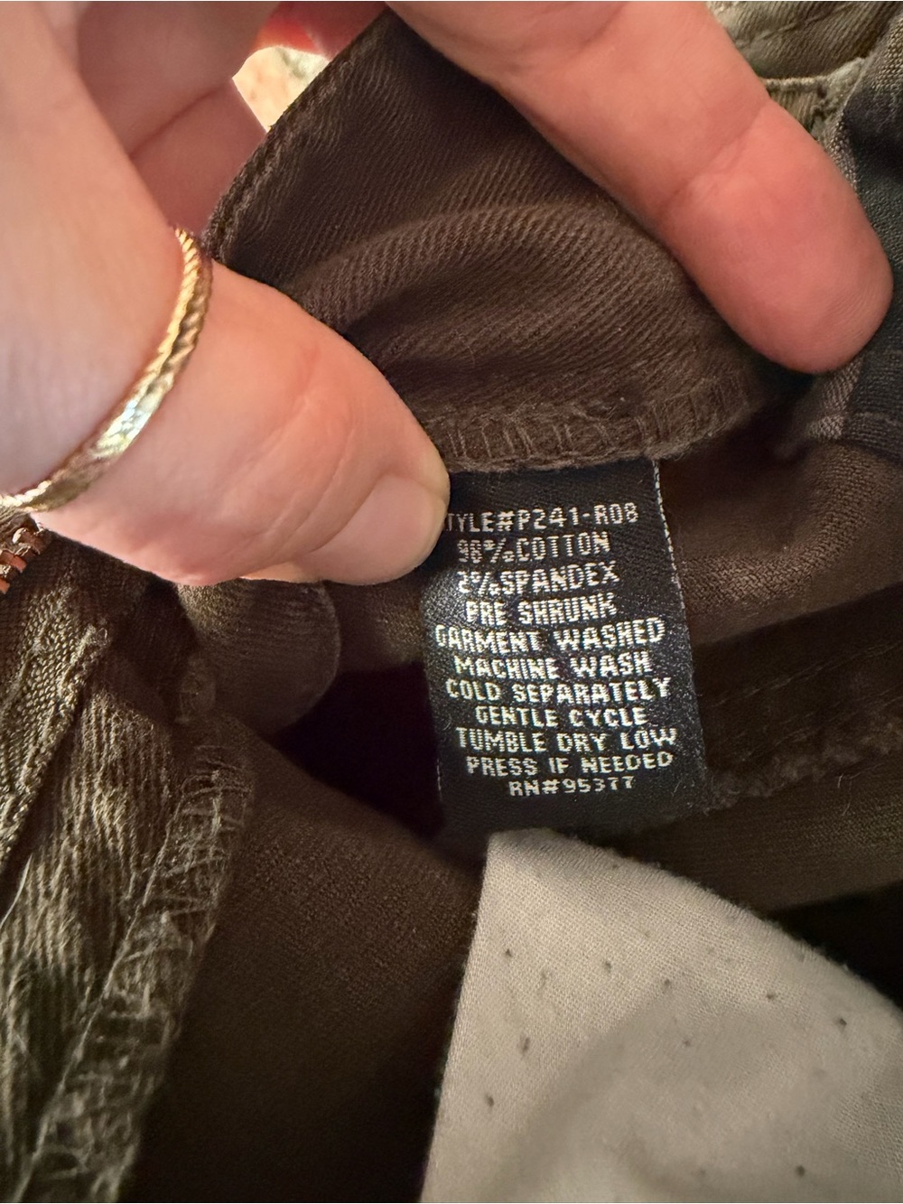 Sanctuary Cargo Pants in Olive Green - Picture 8 of 12